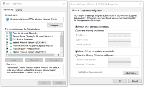 IPv4 Properties