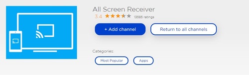 All Screen Receiver Roku