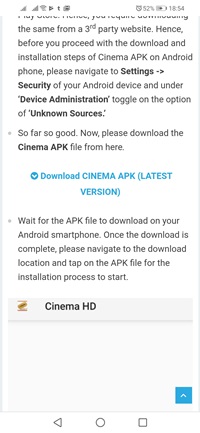 Download CInema APK
