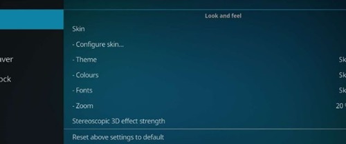 Kodi Zoom Settings