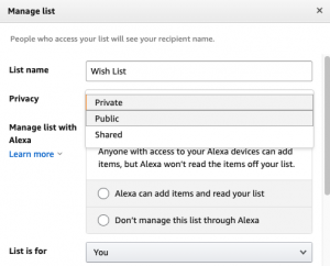 How to add address to amazon wishlist