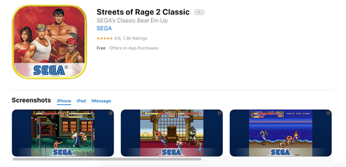 Streets of Rage 2 Classic