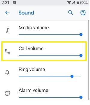 call volume