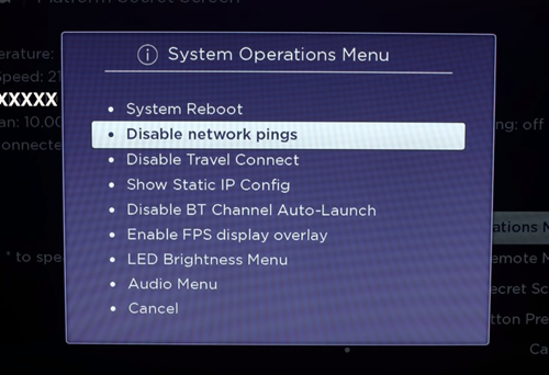 disable network pings