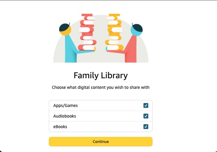 Amazon Household Family Library
