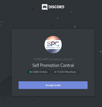 Discord promotions