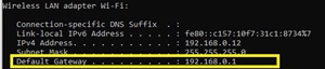 default gateaway