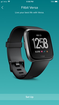 pair fitbit versa 2 with iphone