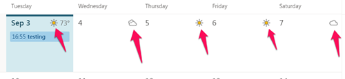 weather icon