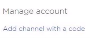 add channel with a code