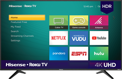 hisense home screen roku