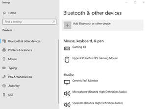 bluetooth and other devices