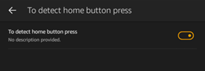 detect home button press