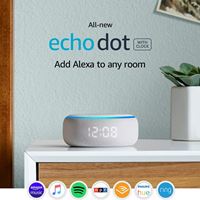 echo dot with clock