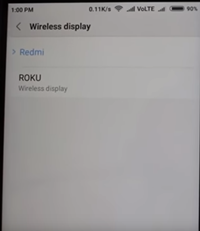 roku wireless display