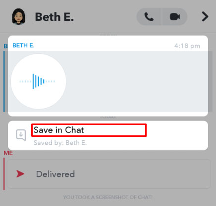 How to chat on snap