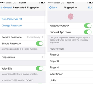 Activate Touch ID on This iPhone