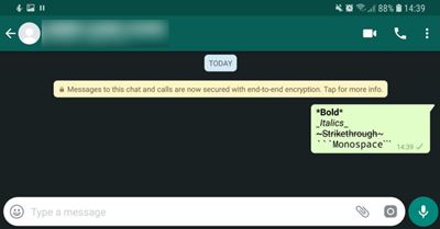 Different font types