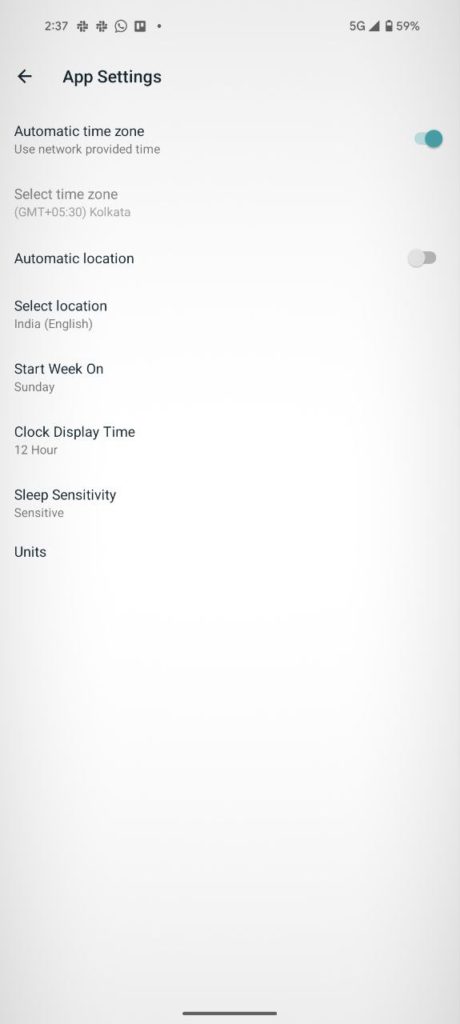 Fitbit Change Time Settings