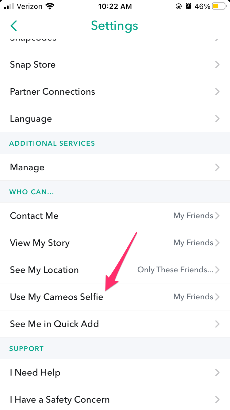 How to Change Cameo Selfie in Snapchat