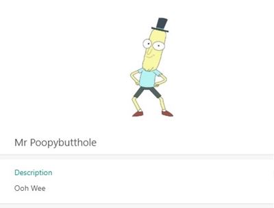 Mr Poopybutthole
