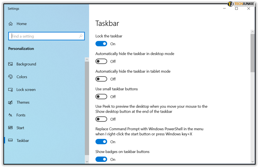 Taskbar