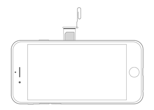 iPhone 8 remove SIM card