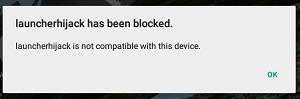 Launcher Hijack Blocked