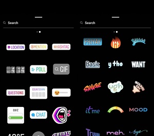 Stories Music Sticker