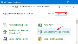 bitLocker drive encryption