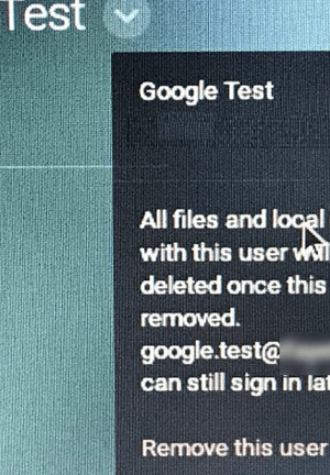 How to Remove User from a Chromebook