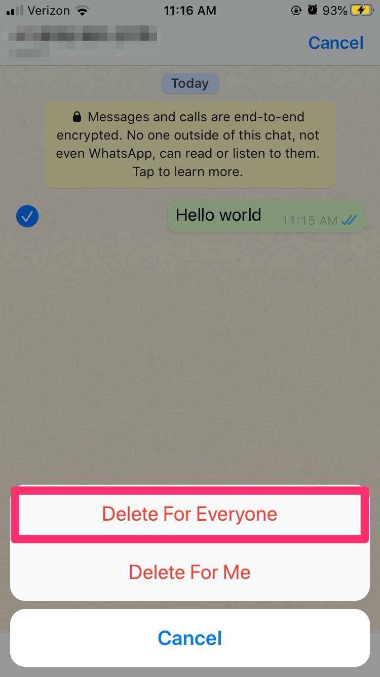 Delete chat whatsapp How to
