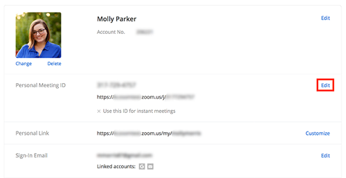 Zoom How to Change Personal Meeting ID