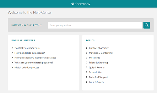 Contact Eharmony Customer Service