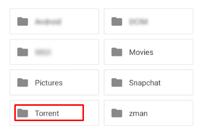 Torrent folder