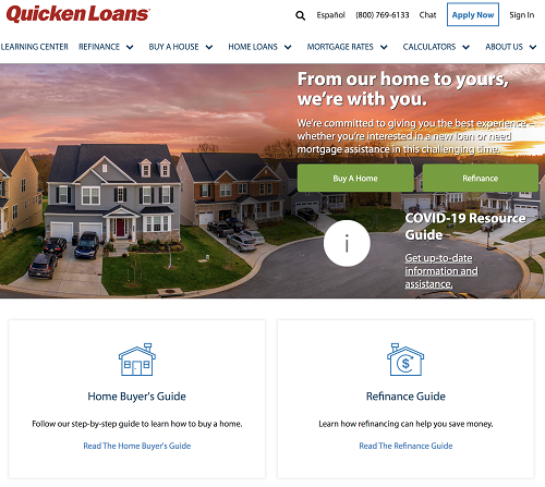 Is Quicken Loans Legit - Website