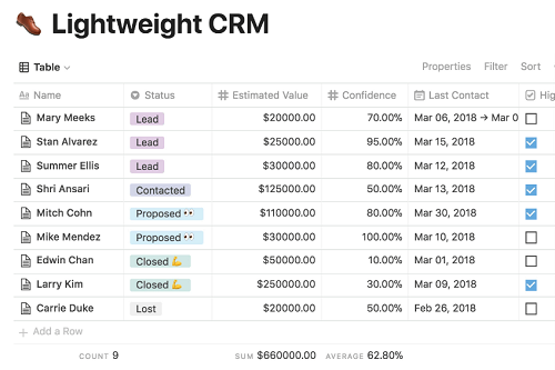 notion how to add column