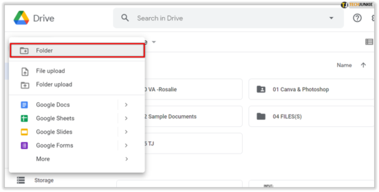 How to Add Google Sheet to a Folder - Tech Junkie