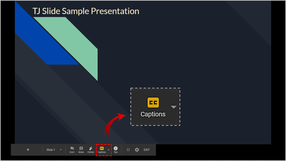 How To Use Captions In Google Slides