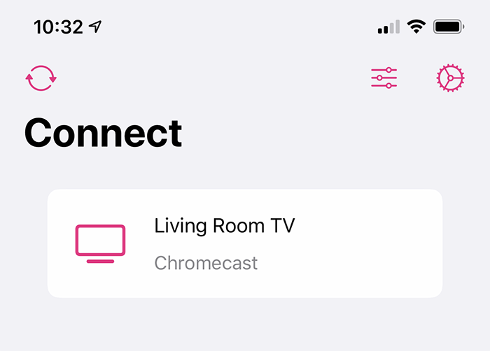 chromecast via safari iphone