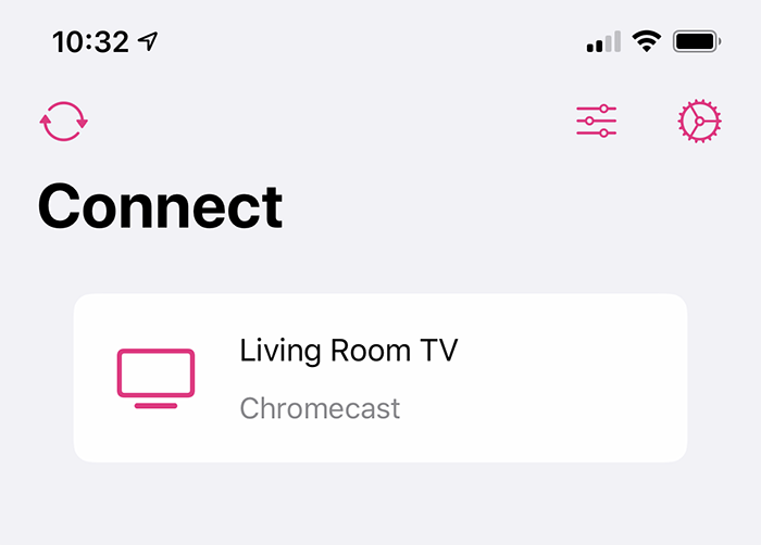 to Mirror iPhone Chromecast