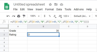 google sheets