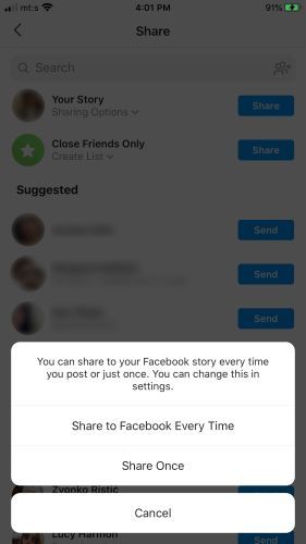 post to your story in instagram how to share