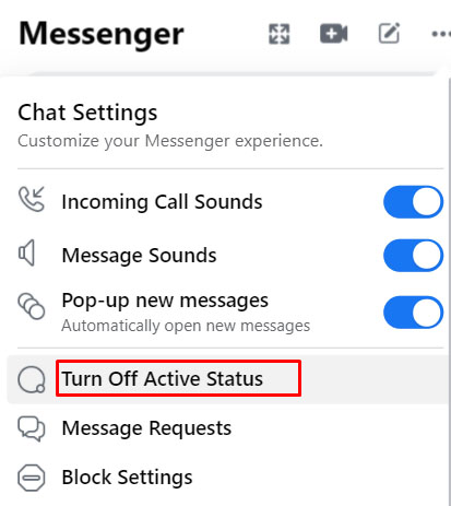 Block edge chat facebook