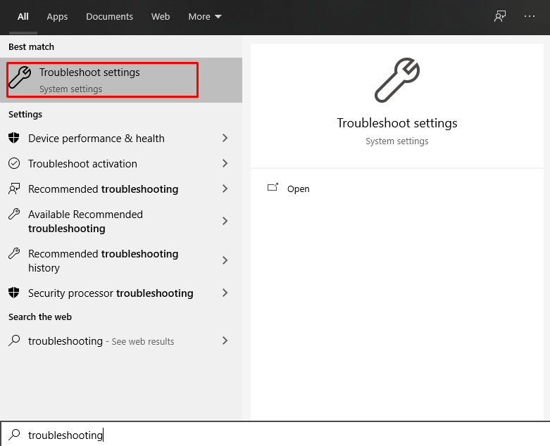 Windows Troubleshooting