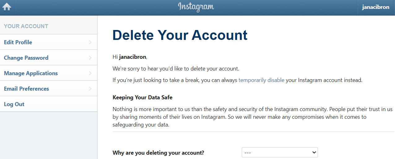 Delete Flirt Account