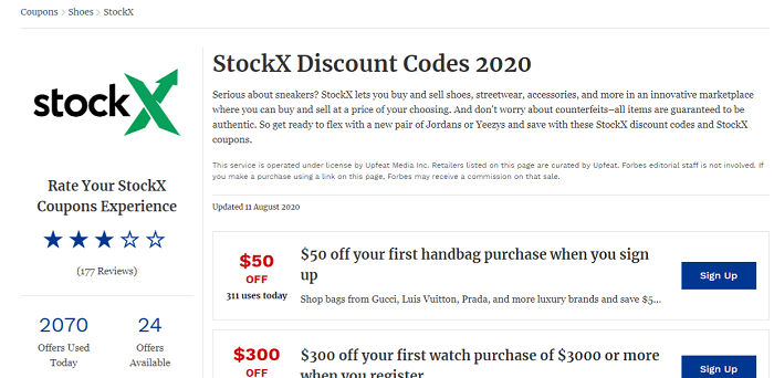 stockx discount code yeezy