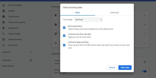 How to Clear Cache and Cookies