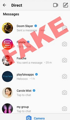 Fake chat app ios