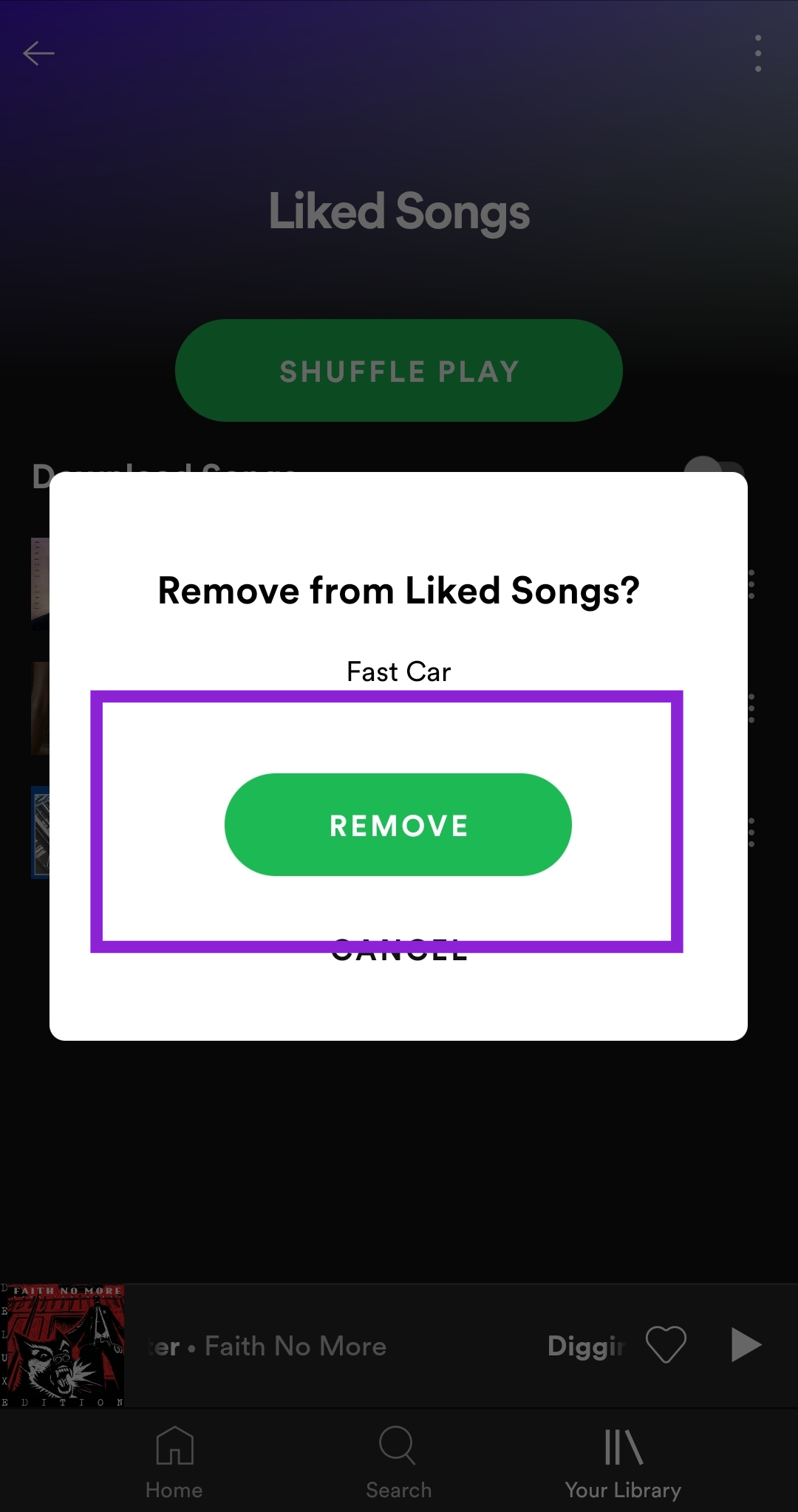 How To Delete All Spotify Songs
